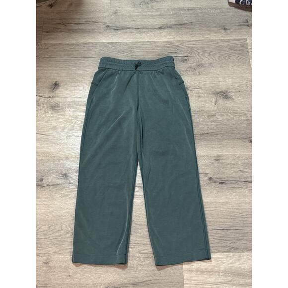 lululemon athletica Pants - Lululemon 4 Softstreme High Rise Straight Leg Cropped Pant Storm Teal 23”